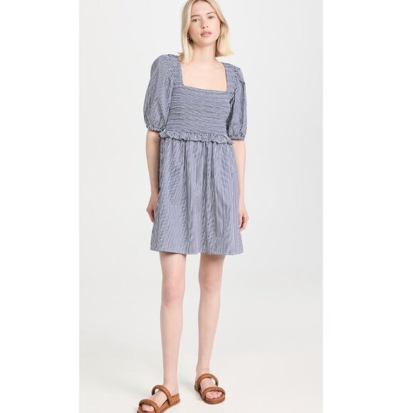 New with Tags - Nation LTD- Betsy Striped Dress with Smocked Bodice, sz Small - Picture 14 of 14